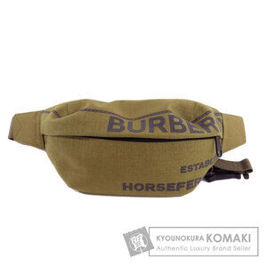 Burberry logo canvas body bag